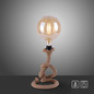 Preview: JUST LIGHT ROPE Tischleuchte E27 max. 15W schwarz 15480-18