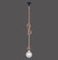Preview: JUST LIGHT ROPE Pendelleuchte E27 max. 15W schwarz 15481-18