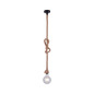 Preview: JUST LIGHT ROPE Pendelleuchte E27 max. 15W schwarz 15481-18
