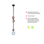 Preview: JUST LIGHT ROPE Pendelleuchte E27 max. 15W schwarz 15481-18
