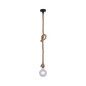 Preview: JUST LIGHT ROPE Pendelleuchte E27 max. 15W schwarz 15481-18