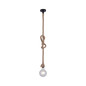 Preview: JUST LIGHT ROPE Pendelleuchte E27 max. 15W schwarz 15481-18