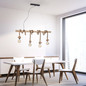 Preview: JUST LIGHT ROPE Pendelleuchte E27 max. 15W 4-fach schwarz 15483-18