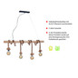 Preview: JUST LIGHT ROPE Pendelleuchte E27 max. 15W 4-fach schwarz 15483-18