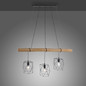 Preview: JUST LIGHT EDGAR Pendelleuchte E27 max.180W 3-fach schwarz 15503-18
