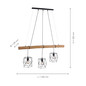 Preview: JUST LIGHT EDGAR Pendelleuchte E27 max.180W 3-fach schwarz 15503-18