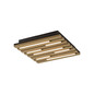 Preview: JUST LIGHT AKUSTIK LED Deckenleuchte Warmweiss 10W Holz-natur 15590-79