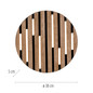 Preview: JUST LIGHT AKUSTIK LED Deckenleuchte Warmweiss 12W Holz-natur 15592-79