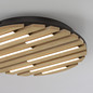 Preview: JUST LIGHT AKUSTIK LED Deckenleuchte Warmweiss 12W Holz-natur 15592-79