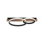 Preview: JUST LIGHT TROOPER LED Deckenleuchte Warmweiss 28W Holzdekor 15615-78