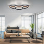 Preview: JUST LIGHT TROOPER LED Deckenleuchte Warmweiss 37W Holzdekor 15616-78