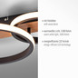 Preview: JUST LIGHT TROOPER LED Deckenleuchte Warmweiss 37W Holzdekor 15616-78