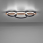 Preview: JUST LIGHT TROOPER LED Deckenleuchte Warmweiss 37W Holzdekor 15616-78