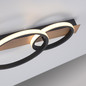 Preview: JUST LIGHT TROOPER LED Deckenleuchte Warmweiss 37W Holzdekor 15616-78
