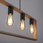 Preview: JUST LIGHT FRANKY Pendelleuchte E27 max. 60W 5-fach schwarz 15653-18