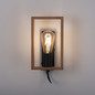 Preview: JUST LIGHT FRANKY Wandleuchte E27 max. 60W schwarz 15654-18