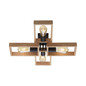 Preview: JUST LIGHT FRANKY Deckenleuchte E27 max. 60W 4-fach schwarz 15656-18