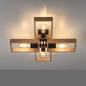 Preview: JUST LIGHT FRANKY Deckenleuchte E27 max. 60W 4-fach schwarz 15656-18