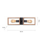 Preview: JUST LIGHT FRANKY Wand- und Deckenleuchte E27 max. 60W 2-fach schwarz 15657-18