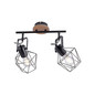 Preview: JUST LIGHT JARO Wand- und Deckenleuchte E27 max. 60W 2-fach Holz-natur 15672-78