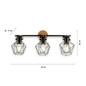 Preview: JUST LIGHT JARO Wand- und Deckenleuchte E27 max. 60W 3-fach Holz-natur 15673-78