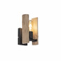 Preview: JUST LIGHT LOG Wandleuchte E27 max. 10W Holz-natur 15701-79