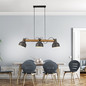 Preview: JUST LIGHT CUP 2.0 Pendelleuchte E27 max. 60W 3-fach schwarz 15743-18