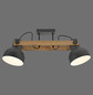Preview: JUST LIGHT CUP 2.0 Deckenleuchte E27 max. 60W 2-fach schwarz 15744-18