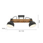 Preview: JUST LIGHT CUP 2.0 Deckenleuchte E27 max. 60W 2-fach schwarz 15744-18