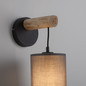 Preview: JUST LIGHT GERDA TRIBU Wandleuchte E27 max. 10W taupe 15781-29