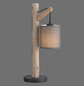 Preview: JUST LIGHT GERDA TRIBU Tischleuchte E27 max. 10W taupe 15784-29