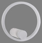 Preview: JUST LIGHT ARCHIE LED AKKU-Wandleuchte Warmweiss Dimmbar 6W weiss 18280-16