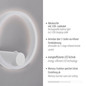 Preview: JUST LIGHT ARCHIE LED AKKU-Wandleuchte Warmweiss Dimmbar 6W weiss 18280-16