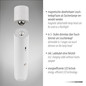 Preview: JUST LIGHT ATTACH LED AKKU-Pendelleuchte Warmweiss Dimmbar 3W weiss 18281-16