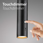 Preview: JUST LIGHT ATTACH LED AKKU-Pendelleuchte Warmweiss Dimmbar 3W schwarz 18281-18