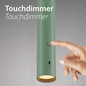 Preview: JUST LIGHT ATTACH LED AKKU-Pendelleuchte Warmweiss Dimmbar 3W grün 18281-43