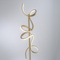 Preview: JUST LIGHT CURLS LED Stehleuchte Warmweiss Dimmbar 22W 2-fach messingmatt 19031-60