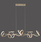 Preview: JUST LIGHT CURLS LED Pendelleuchte Warmweiss Dimmbar 40,8W 4-fach messingmatt 19033-60