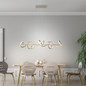 Preview: JUST LIGHT CURLS LED Pendelleuchte Warmweiss Dimmbar 40,8W 4-fach messingmatt 19033-60