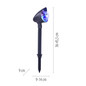 Preview: JUST LIGHT DISCO LED Erdspießleuchte RGB 3W schwarz IP44 19035-18