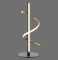 Preview: JUST LIGHT EMANDA LED Tischleuchte Warmweiss Dimmbar 10,5W schwarz/messing 19109-68