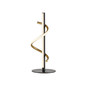 Preview: JUST LIGHT EMANDA LED Tischleuchte Warmweiss Dimmbar 10,5W schwarz/messing 19109-68
