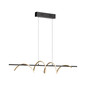 Preview: JUST LIGHT EMANDA LED Pendelleuchte Warmweiss Dimmbar 36W schwarz/messing 19113-68