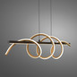 Preview: JUST LIGHT EMANDA LED Pendelleuchte Warmweiss Dimmbar 36W schwarz/messing 19113-68