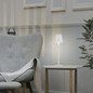 Preview: JUST LIGHT EURIA LED AKKU-Tischleuchte Warmweiss Dimmbar 2,5W weiss IP54 19250-16