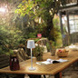 Preview: JUST LIGHT EURIA LED AKKU-Tischleuchte Warmweiss Dimmbar 2,5W weiss IP54 19250-16