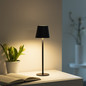 Preview: JUST LIGHT EURIA LED AKKU-Tischleuchte Warmweiss Dimmbar 2,5W schwarz IP54 19250-18