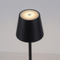 Preview: JUST LIGHT EURIA LED AKKU-Tischleuchte Warmweiss Dimmbar 2,5W schwarz IP54 19250-18