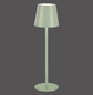 Preview: JUST LIGHT EURIA LED AKKU-Tischleuchte Warmweiss Dimmbar 2,5W grün IP54 19250-43