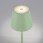 Preview: JUST LIGHT EURIA LED AKKU-Tischleuchte Warmweiss Dimmbar 2,5W grün IP54 19250-43